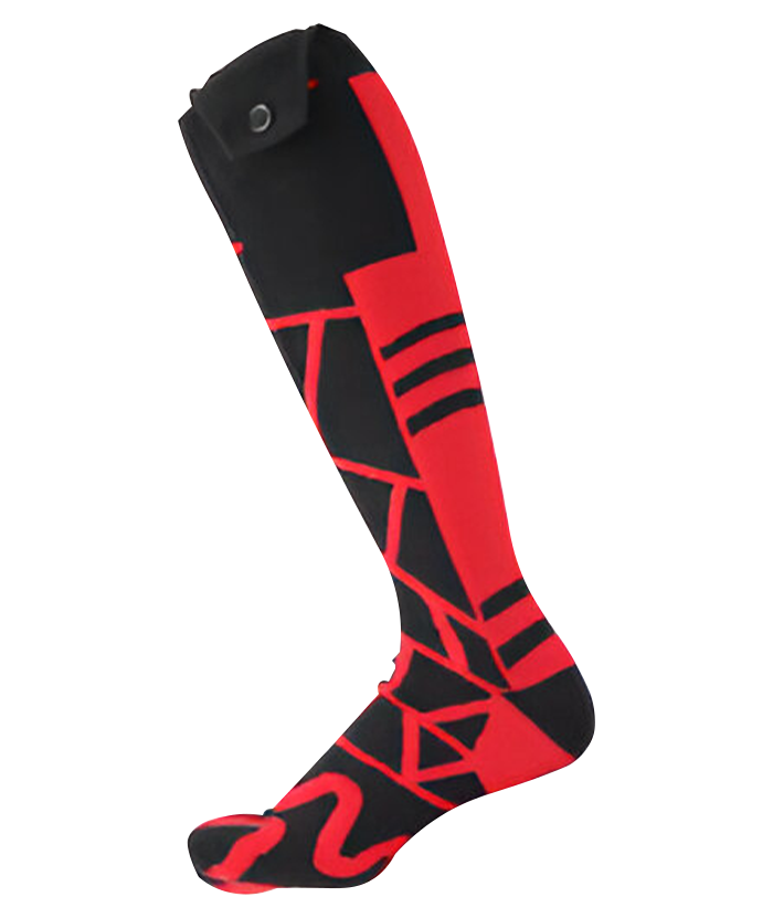 ZITY Unisex 3.7v2A 2200 mAh Bettery Rechargeable Heating Socks-DUMHC06419