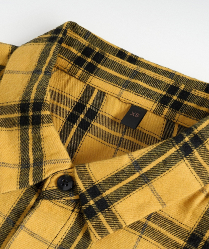 ZITY Men's Over Size Trendy Plaid Flannel Shirt-DUMLT05248|Zitysports