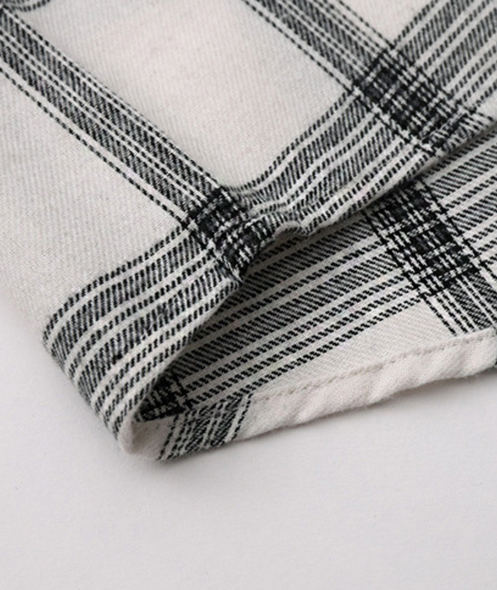 ZITY Men's Slim Fit Plaid Flannel Long Sleeve Shirt-DUMLT05250|Zitysports