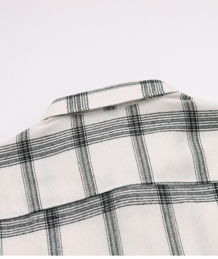 ZITY Men's Slim Fit Plaid Flannel Long Sleeve Shirt-DUMLT05250|Zitysports