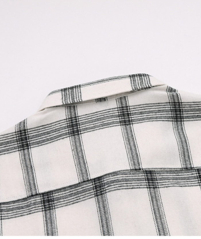 ZITY Men's Slim Fit Plaid Flannel Long Sleeve Shirt-DUMLT05250|Zitysports