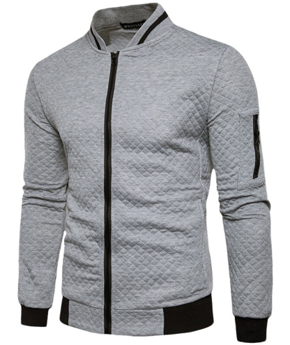ZITY Men's Zipper Sweatshirt with Pocket Long Sleeve-DUMCO04898|Zitysports