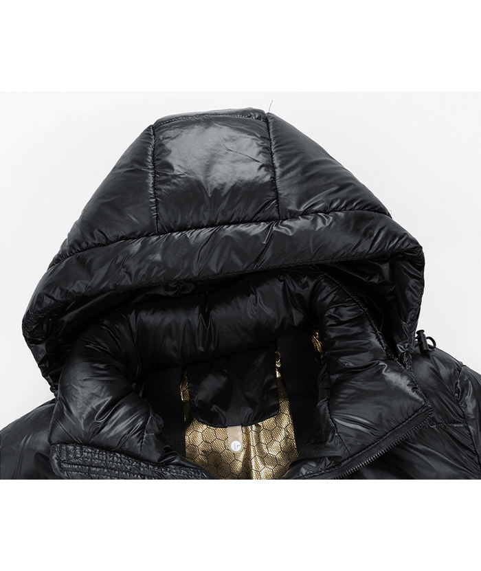 ZITY Men's Full Zipper Padded Puffer Jacket-DUMCO05569