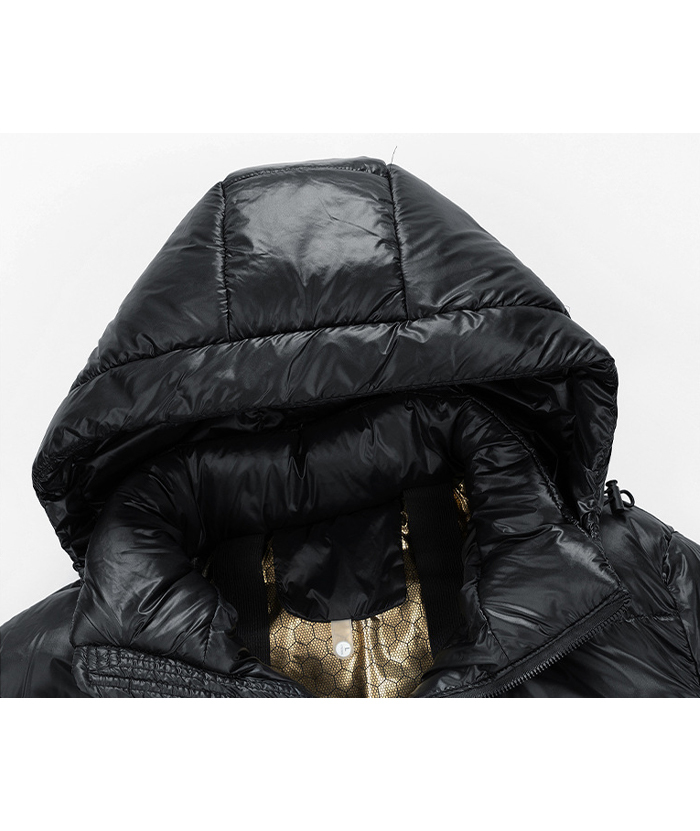 ZITY Men's Full Zipper Padded Puffer Jacket-DUMCO05569