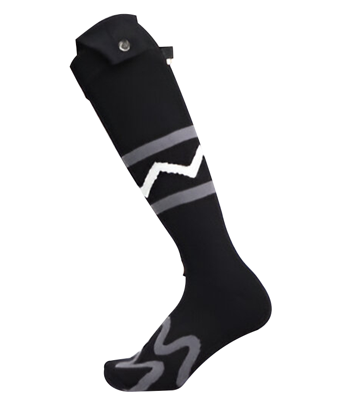 ZITY Unisex 3.7v2A 2200 mAh Bettery Rechargeable Heating Socks-DUMHC06419