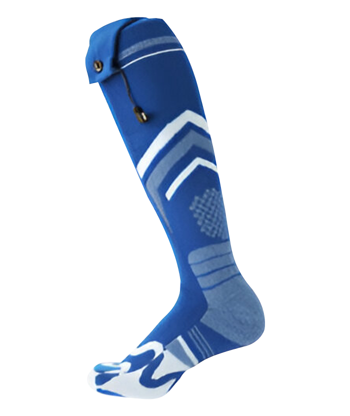 ZITY Unisex 3.7v2A 2200 mAh Bettery Rechargeable Heating Socks-DUMHC06419