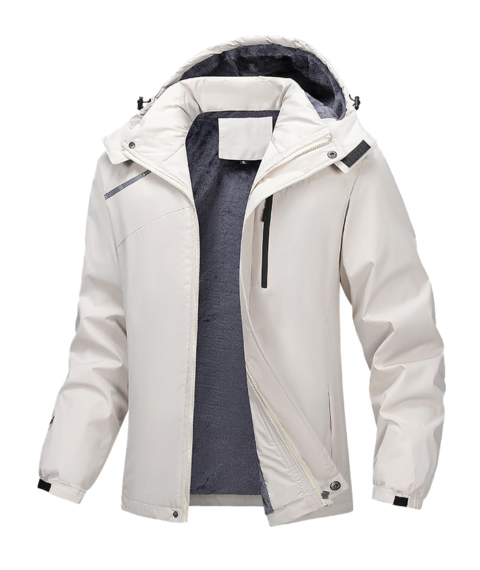 ZITY Men's Oversize Zipper Fleece Jacket-DUMCO05537