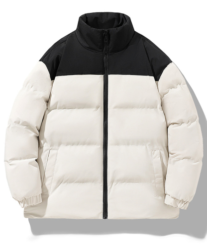 ZITY Men's Casual Full Zip Up Stand Collar Puffer Jacket- DUMFC05561