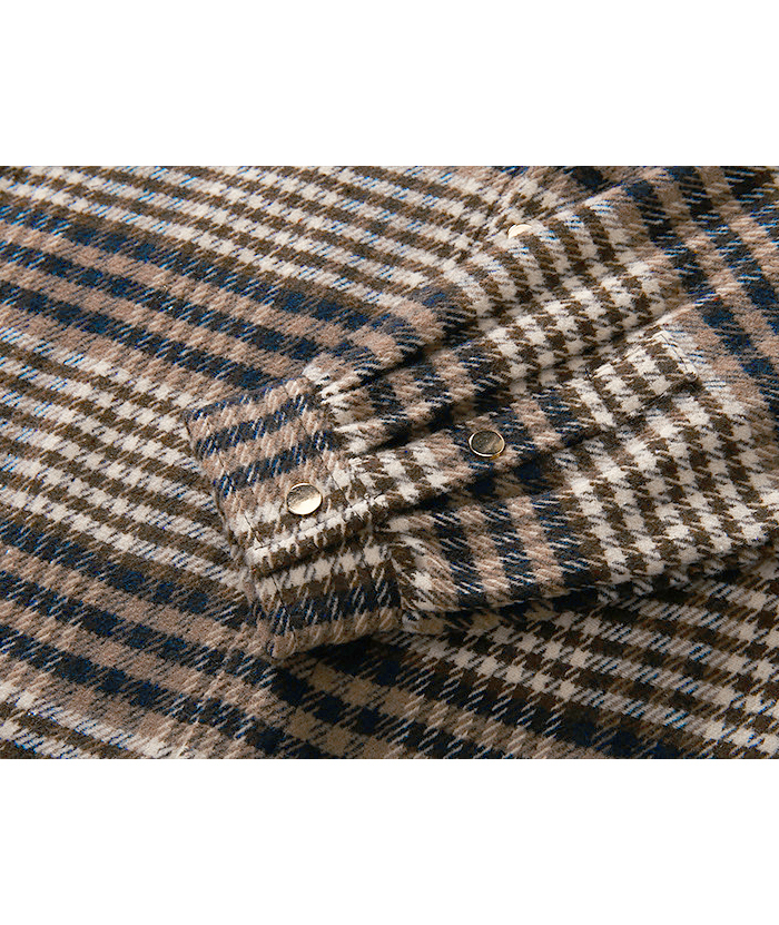 ZITY Men's Long Sleeve Plaid Flannel Shirt-DUMLT05317|Zitysports