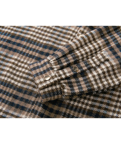 ZITY Men's Long Sleeve Plaid Flannel Shirt-DUMLT05317|Zitysports