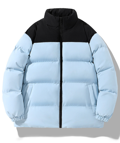 ZITY Men's Casual Full Zip Up Stand Collar Puffer Jacket- DUMFC05561