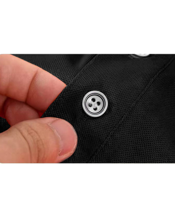 Men's Long Sleeve Lapel Slim Fit Polo Shirt-DUMLP05808