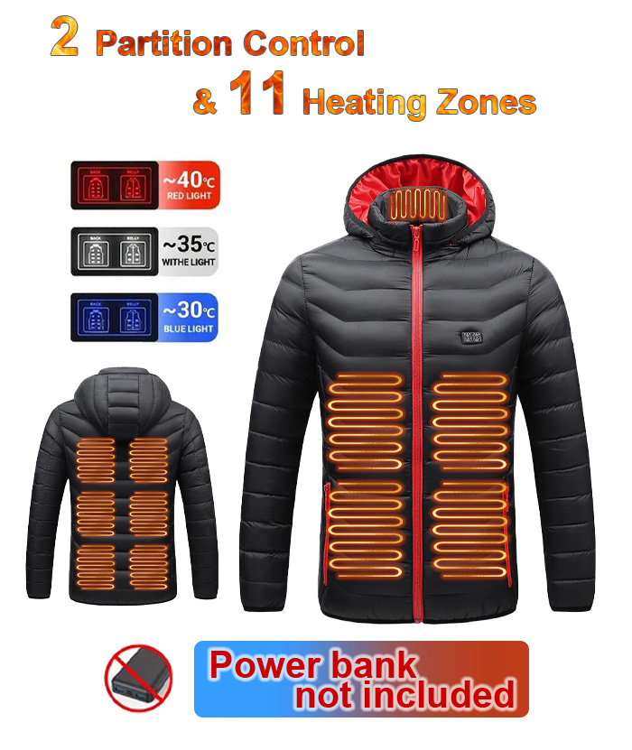 Women's 11 Heating Zones Heated Jacket-M10