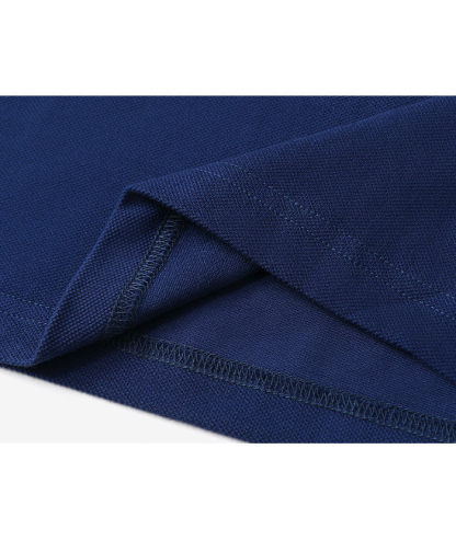 Men's Casual Long Sleeve Solid Color Polo Shirt-SD8988