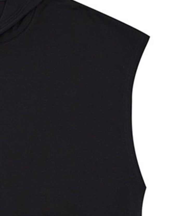 ZITY Men's Cotton S-XL Sleeveless Hoodie-DUMHD05412|Zitysports