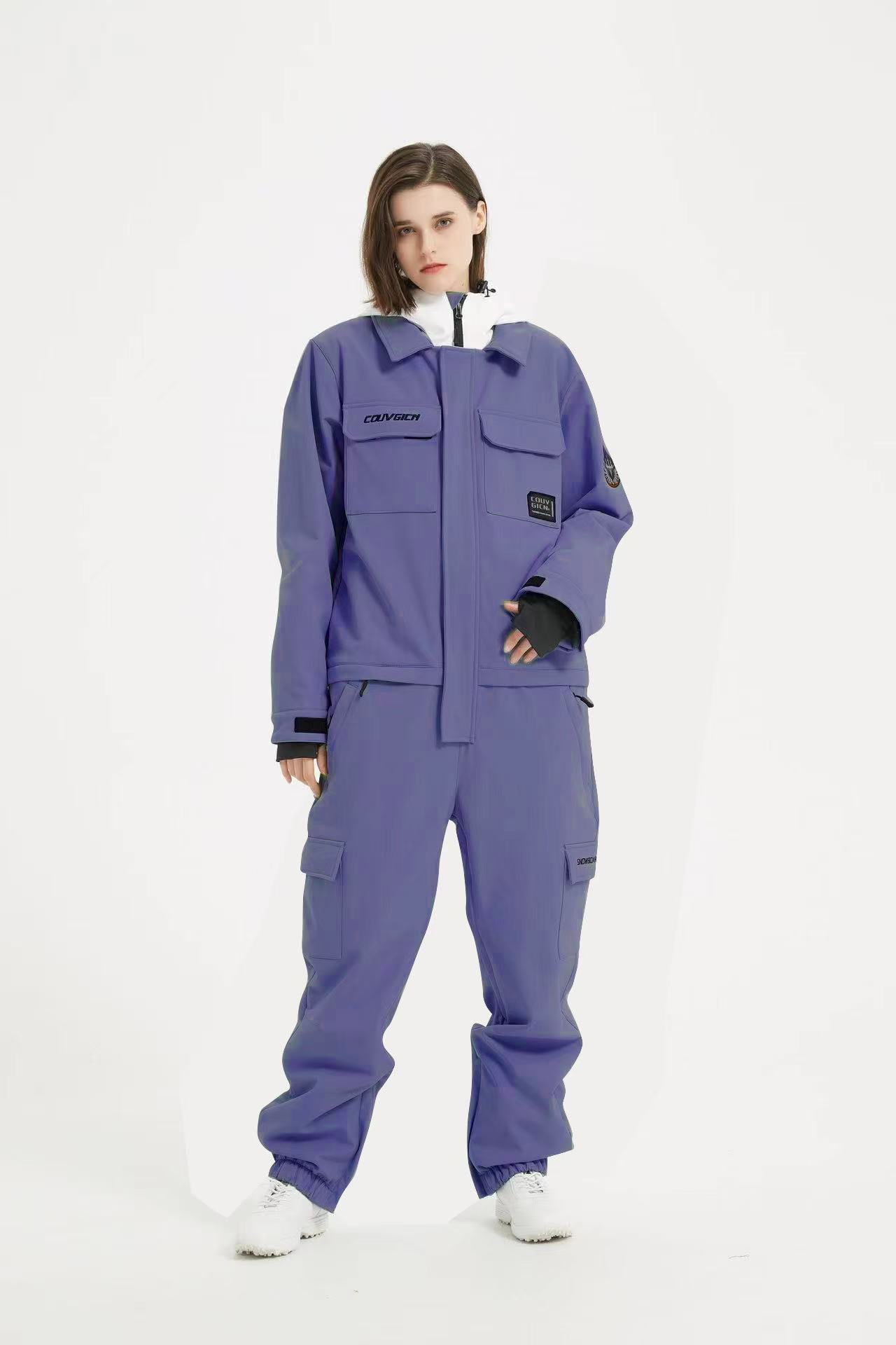 ZITY Unisex Waterproof Outdoor Skiing Suit-DUWSU06488