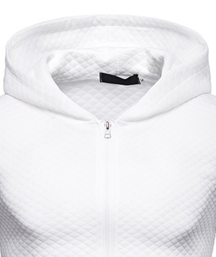ZITY Men's Slim Fit Zipper Sleeveless Hoodie-DUMMG05222|Zitysports