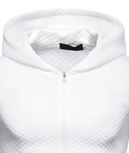ZITY Men's Slim Fit Zipper Sleeveless Hoodie-DUMMG05222|Zitysports