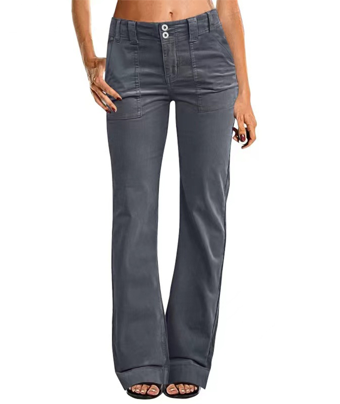 ZITY Women's Zipper Pocket Jogging Loose Pant-DUWSP06168