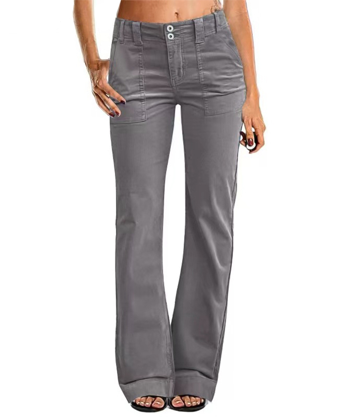 ZITY Women's Zipper Pocket Jogging Loose Pant-DUWSP06168