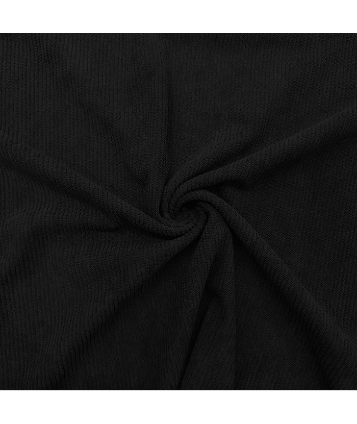 ZITY Men's Patch Corduroy Quater Botton Sweatshirt-DUMFH04830 | Zitysports