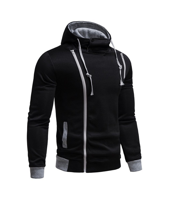 ZITY Men's Full Zip Hooded Sports Sweatshirt Activewear-DUMFH04942|Zitysports