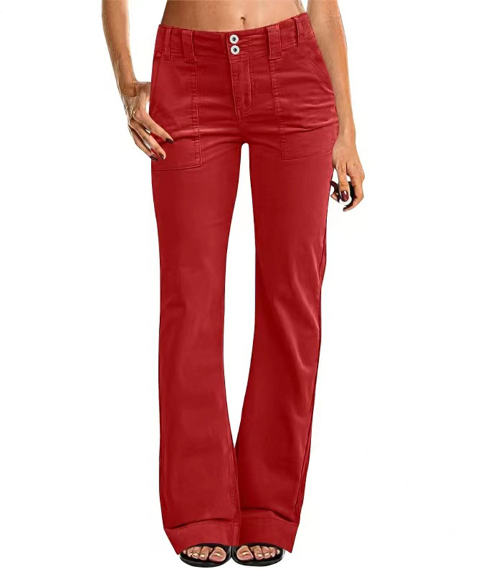 ZITY Women's Zipper Pocket Jogging Loose Pant-DUWSP06168