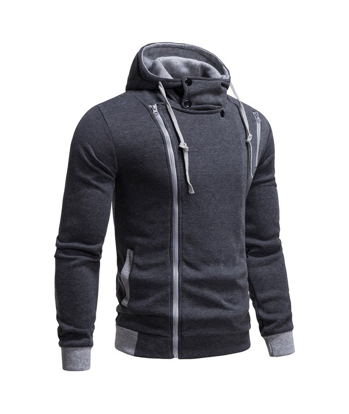 ZITY Men's Full Zip Hooded Sports Sweatshirt Activewear-DUMFH04942|Zitysports
