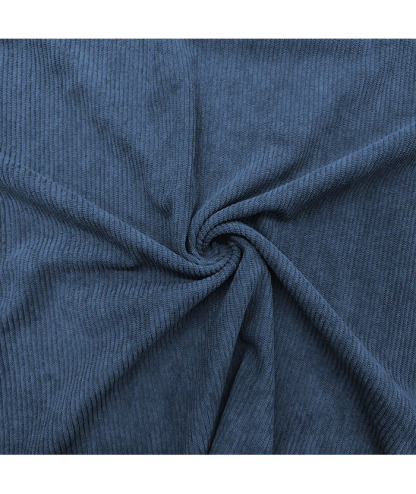 ZITY Men's Patch Corduroy Quater Botton Sweatshirt-DUMFH04830 | Zitysports