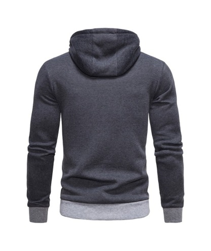 ZITY Men's Full Zip Hooded Sports Sweatshirt Activewear-DUMFH04942|Zitysports
