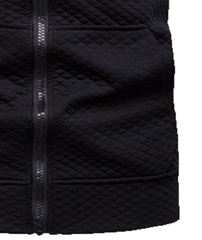 ZITY Men's Slim Fit Zipper Sleeveless Hoodie-DUMMG05222|Zitysports