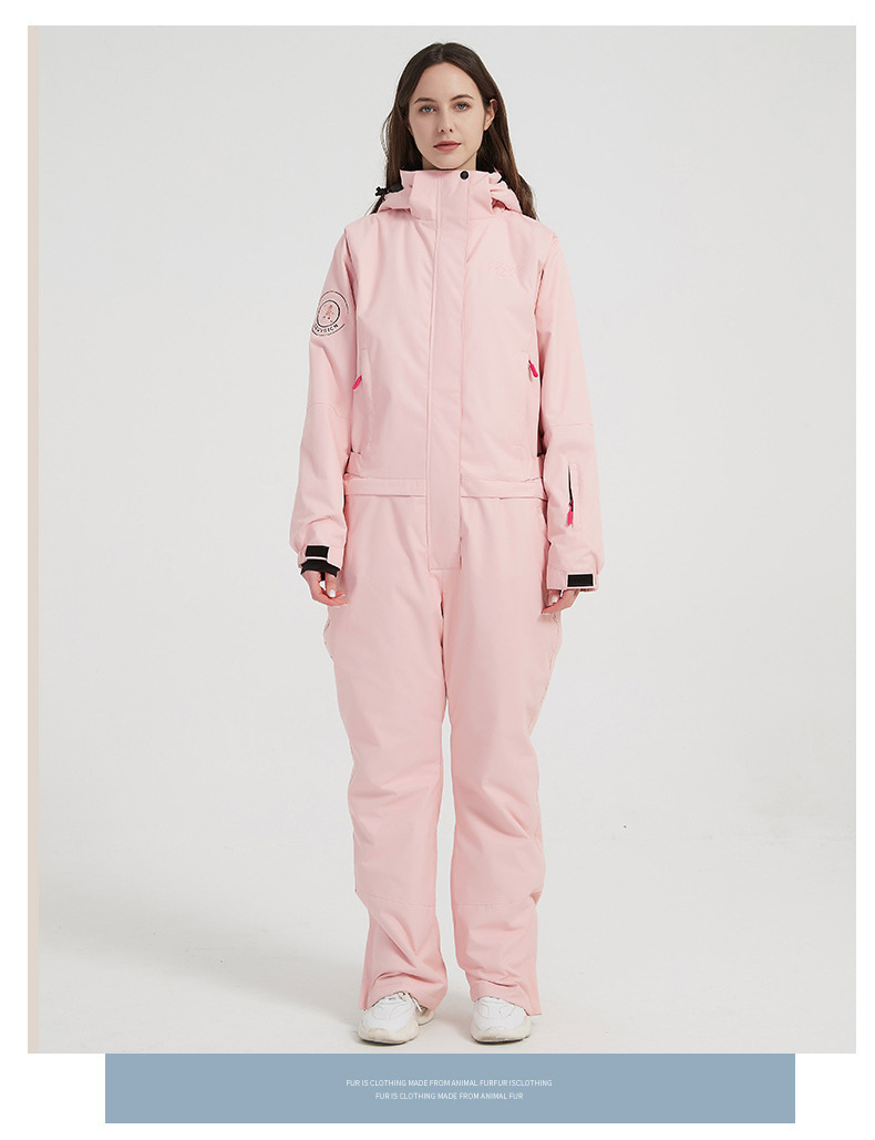 ZITY Women's Waterproof Loose Skiing Suit-DUWSU06487