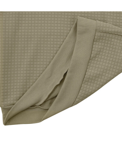 Men's Color Block Waffle Hoodie-DUMFH04825 | Zitysports