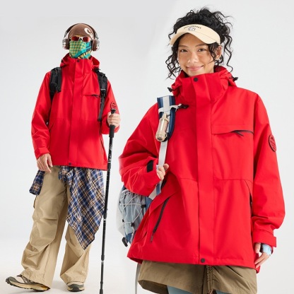 ZITY Unisex Three In One Windproof Outdoor Jacket-DUWSU06508