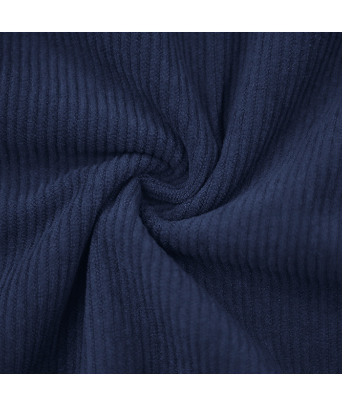 Men's Corduroy Stand Collar Pullover Sweatshirt-DUMFH04799 | Zitysports