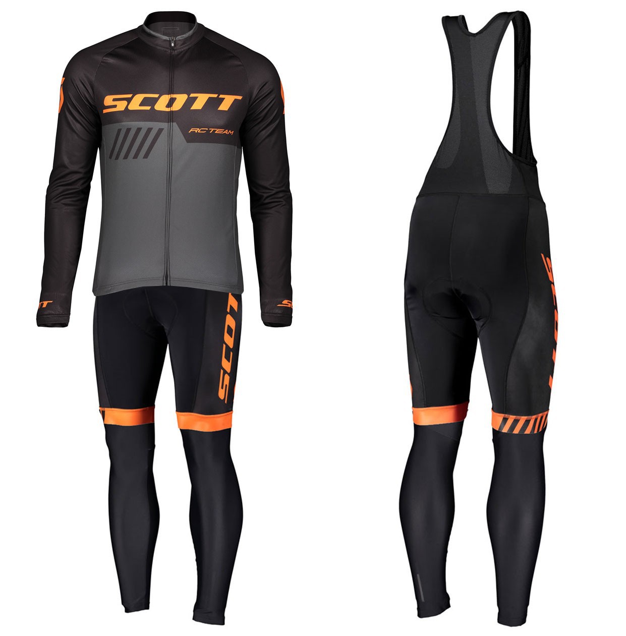 ZITY Men's Long Sleeve Full Zipper Cycling Suit-DUMSU06504