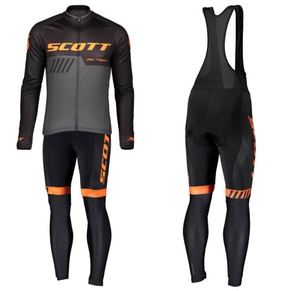 ZITY Men's Long Sleeve Full Zipper Cycling Suit-DUMSU06504