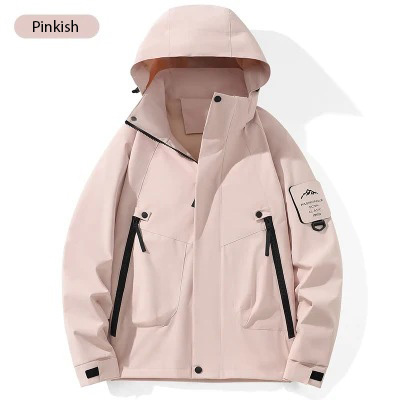 ZITY Unisex Solid Color Windproof Single Layer Outdoor Jacket-DUWSU06509