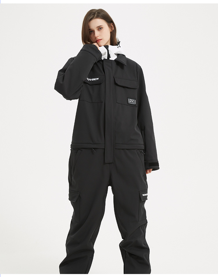 ZITY Unisex Waterproof Outdoor Skiing Suit-DUWSU06488