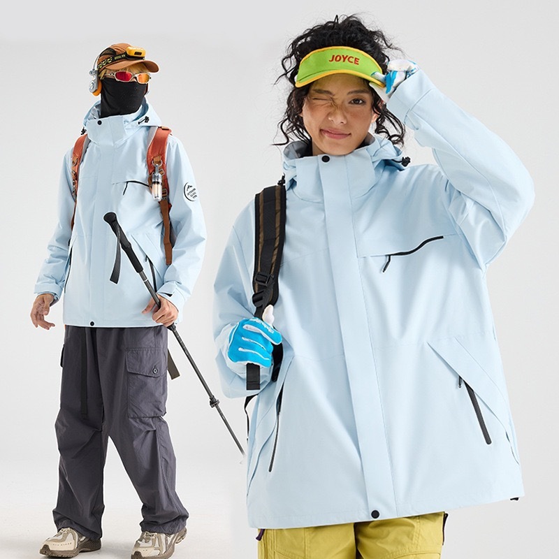 ZITY Unisex Three In One Windproof Outdoor Jacket-DUWSU06508