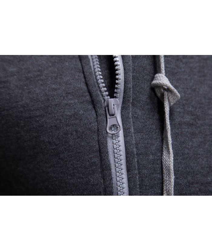 ZITY Men's Full Zip Hooded Sports Sweatshirt Activewear-DUMFH04942|Zitysports