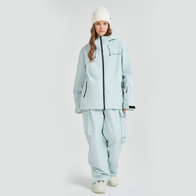 ZITY Unisex Waterproof Breathable Lock Heat Warm Skiing Suit-DUWSU06489