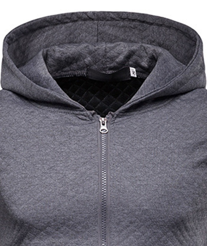 ZITY Men's Slim Fit Zipper Sleeveless Hoodie-DUMMG05222|Zitysports