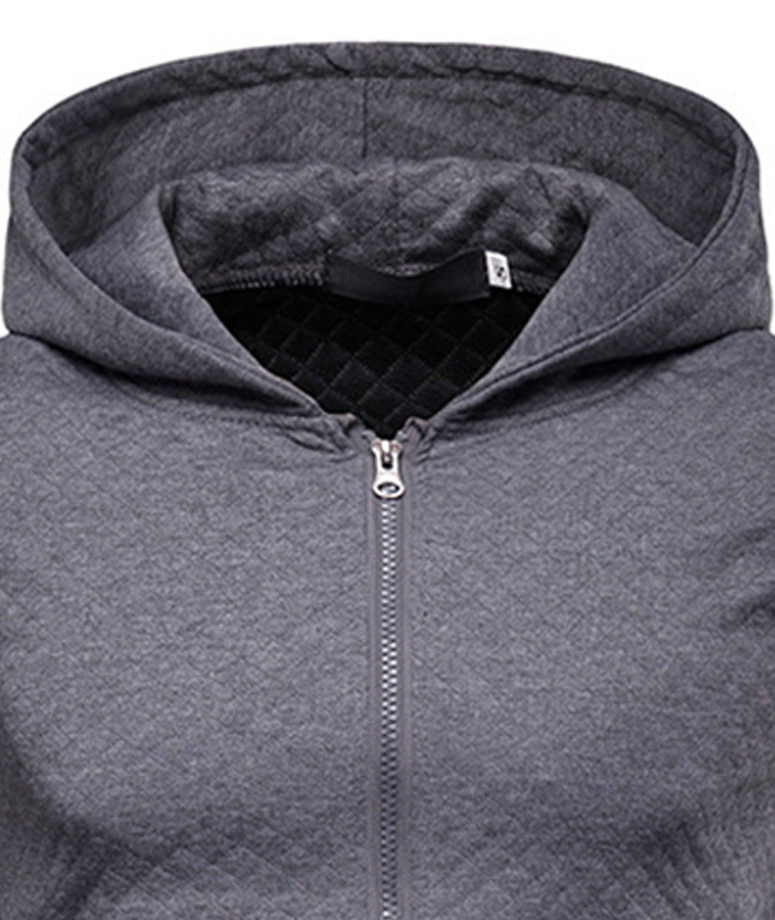 ZITY Men's Slim Fit Zipper Sleeveless Hoodie-DUMMG05222|Zitysports