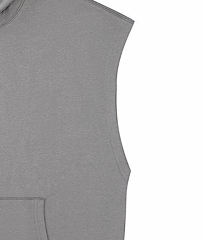 ZITY Men's Cotton S-XL Sleeveless Hoodie-DUMHD05412|Zitysports