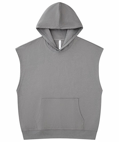 ZITY Men's Cotton S-XL Sleeveless Hoodie-DUMHD05412|Zitysports