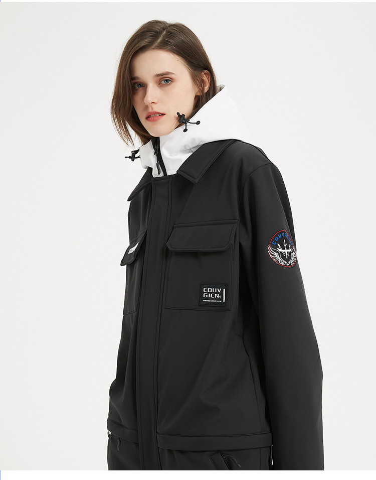 ZITY Unisex Waterproof Outdoor Skiing Suit-DUWSU06488