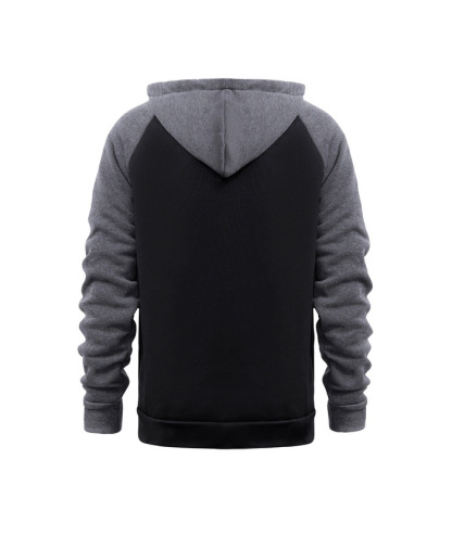 Men's Fitness Sweater Casual Long Sleeve Sweatshirt-DUMFH04821 | Zitysports