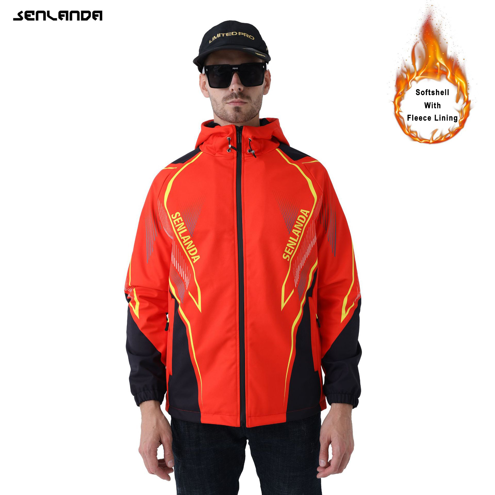 ZITY Men's Waterproof Full Zipper Plus Size Fishing Jacket-DUMSU06495