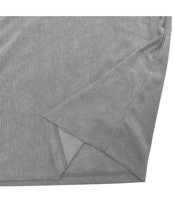 ZITY Men's Patch Corduroy Quater Botton Sweatshirt-DUMFH04830 | Zitysports